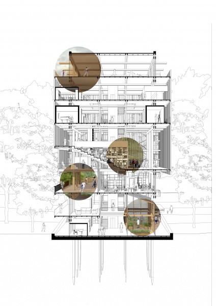 Coupe perspective / Lili Chong