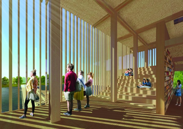 Vue depuis l'espace de lecture / Lili Chong