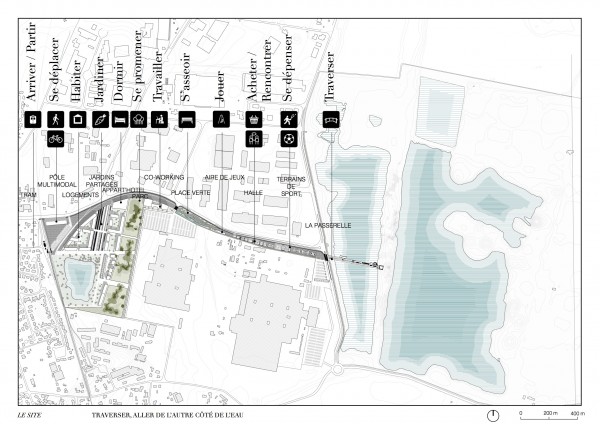 Plan masse de l'ensemble du site / Lili Chong