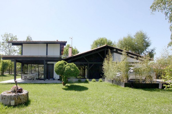 Façade Est avec le projet / Philippe Caumes pour S+M Architectes