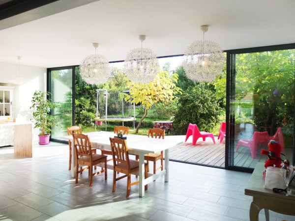 Connection de l'habitat à son jardin / Alexandre Prout Architecte