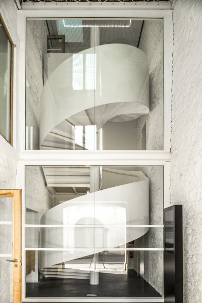 Office de Tourisme - Escalier central / Sylvain Mille