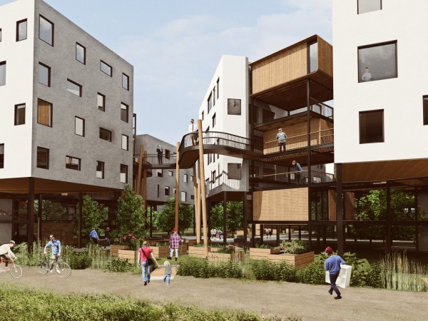 Espaces collectifs / Jules MANSART & Boris DELAFOULHOUZE