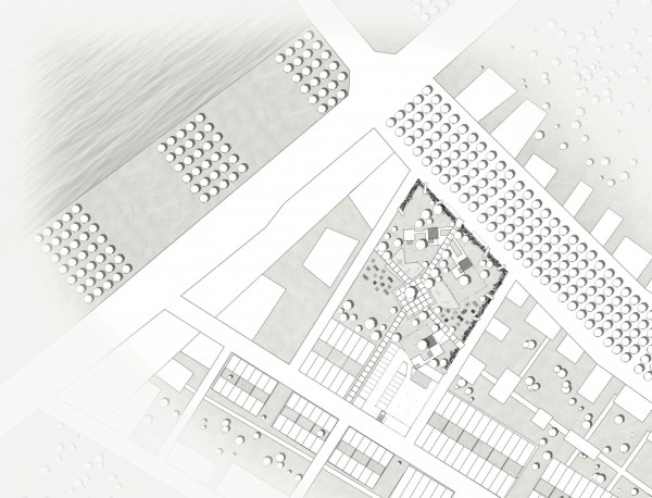 Plan Espaces collectifs / Jules MANSART & Boris DELAFOULHOUZE