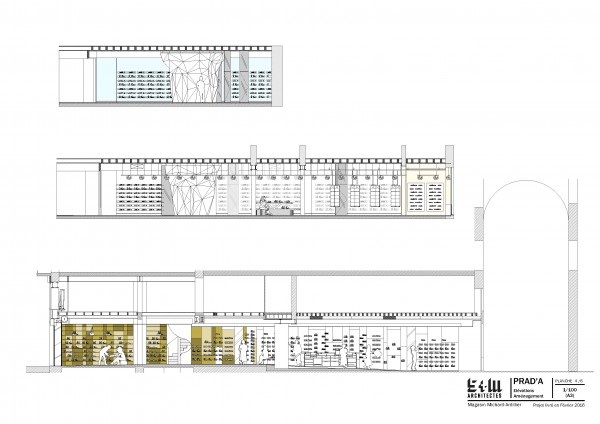 Elévations de l'aménagement / S+M Architectes