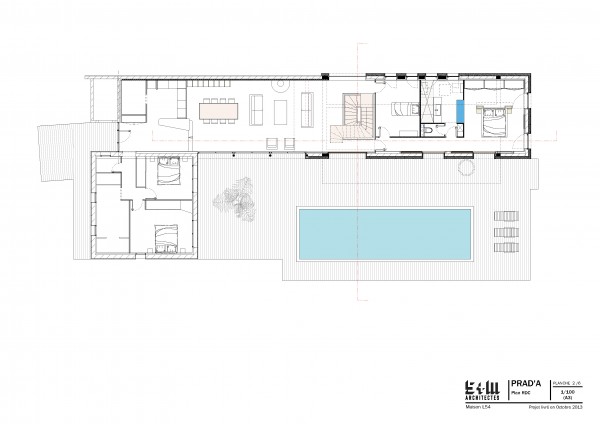 Plan RDC / S+M Architectes