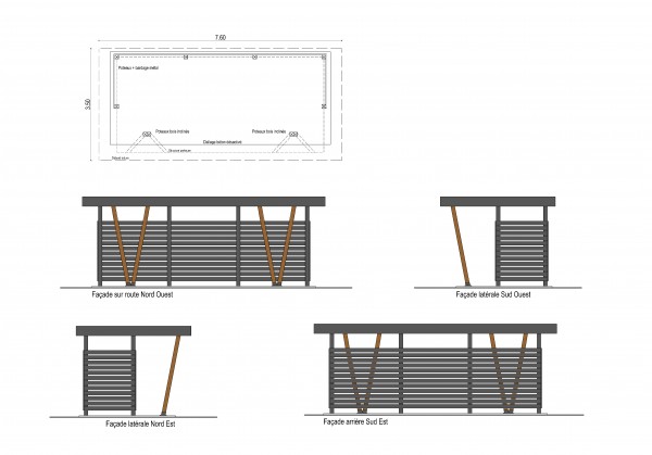 Plan - Coupe - Façades /