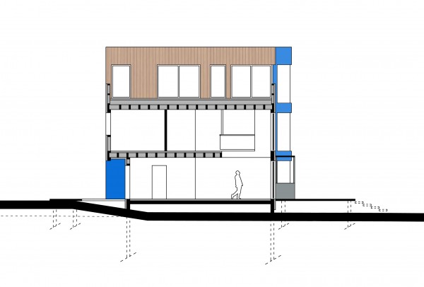 Coupe sur un logement / Emilie Depierre