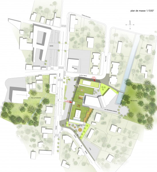 plan de masse / agence ferron & monnereau