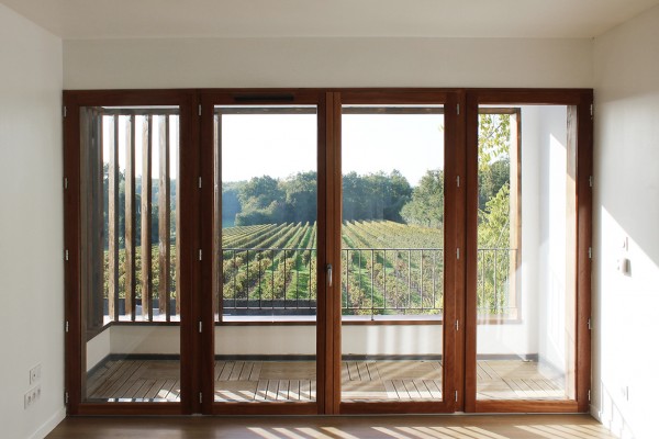loggia au sud sur les vignes / dauphins