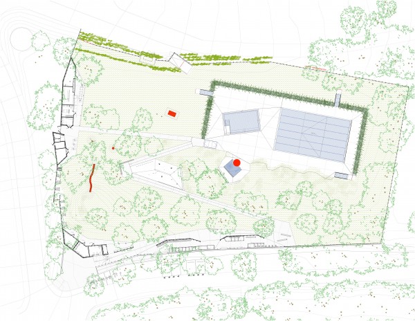 plan masse / Log architectes