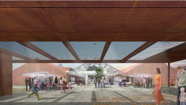 1 zone maraichère / un espace d’intéraction avec la ville / Thomas CARTIER / Pierre Augustin BOUCTON