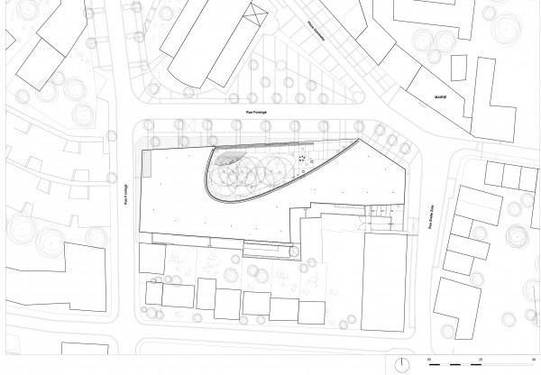 Plan de masse / atelier d'architecture King Kong