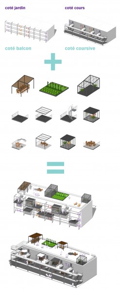 axonométrie option / adh