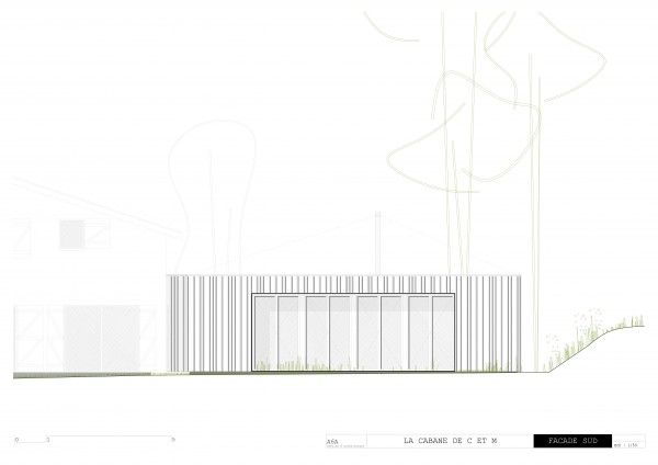façade sud / A6A . atelier 6 architecture