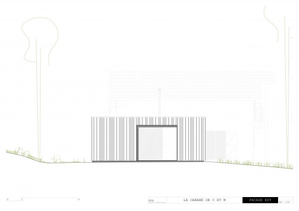 façade est / A6A . atelier 6 architecture