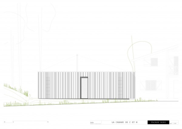 façade nord / A6A . atelier 6 architecture