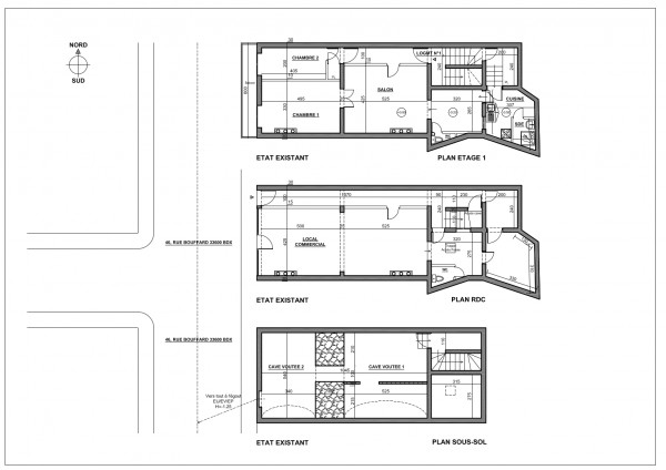 Plans Existant 01 / Cendrine Deville Jacquot