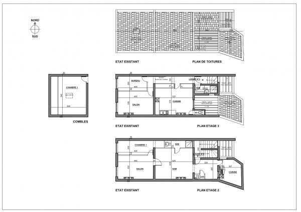 Plans Existant 02 / Cendrine Deville Jacquot