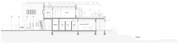 Coupe AA / Agence d'architecture Thierry Meu Christian Lalucaa