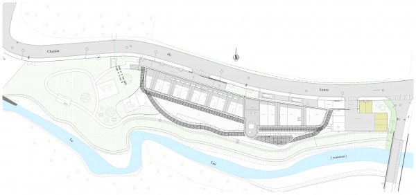PLAN DE MASSE / Agence d'architecture Thierry Meu Christian Lalucaa