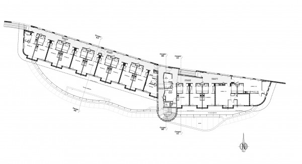PLAN R+1 - STUDIOS CHAMBRES / Agence d'architecture Thierry Meu Christian Lalucaa