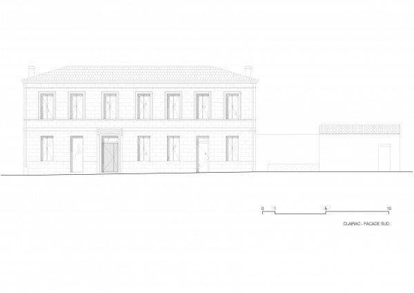 façade sud / Gayet-Roger architectes