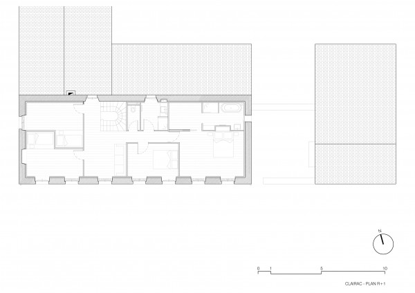 plan R+1 / Gayet-Roger architectes