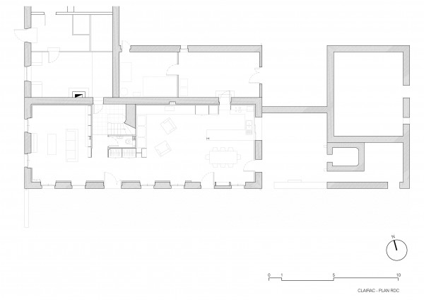 plan RDC / Gayet-Roger architectes