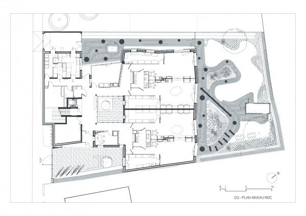 plan RDC / Gayet-Roger architectes