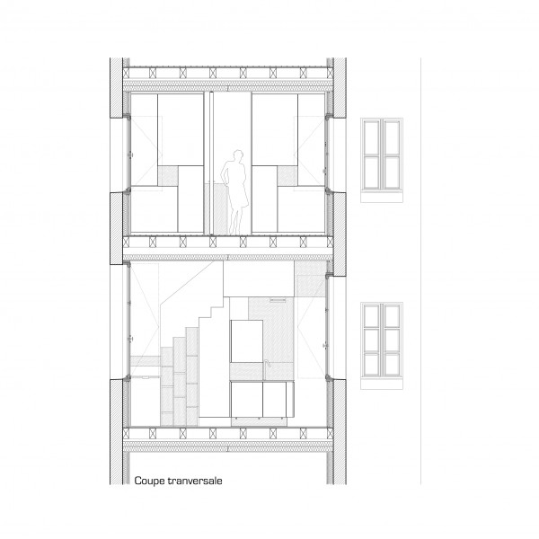 Coupe transversale / L'atelier Miel
