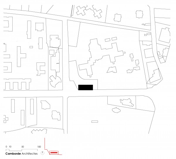 Plan de situation / Camborde Architectes