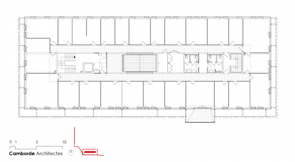 Plan R+3 / Camborde Architectes