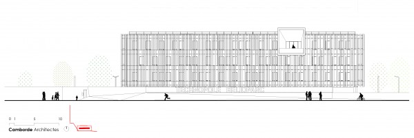 Façade Sud / Camborde Architectes