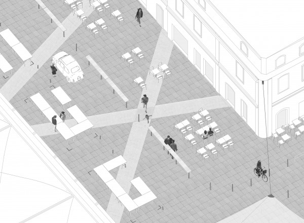 Prolongements des allées du marché /
