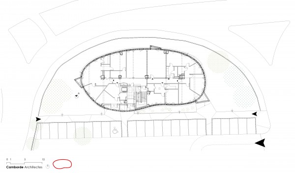 Plan R+1 / Camborde Architectes