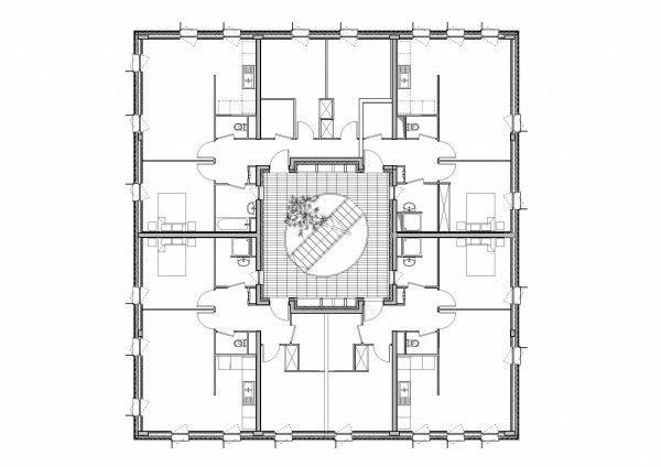 Plan d'étage courant / 