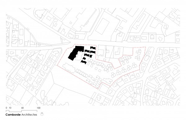 Plan de situation / Camborde Architectes