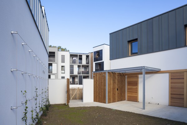 Une attention particulière est accordée à la qualification des abords des logements / Franck Brouillet