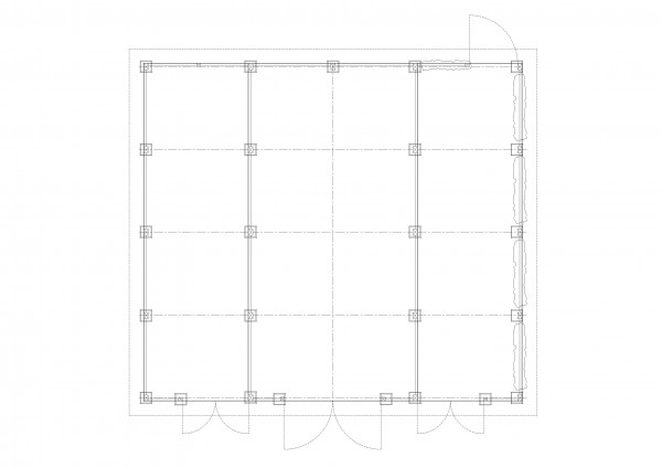 Plan de la grange /
