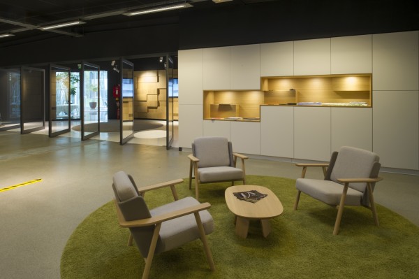 showroom lectra - machines fashion / a_traits architecture