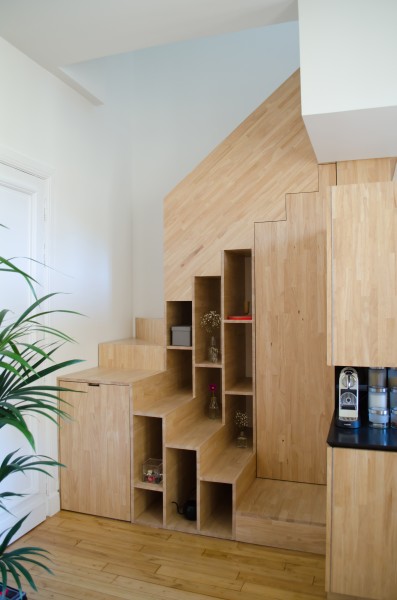 Escalier + Rangements / Mickaël Martins Afonso