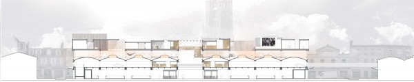 Coupe longitudinale / MOONWALKlocal