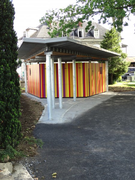 Vue depuis l'entrée du parc / YCAR