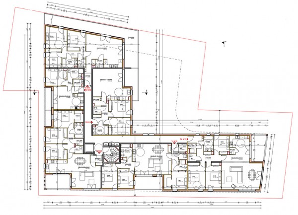plan R+2 / Jean Dubrous architecture