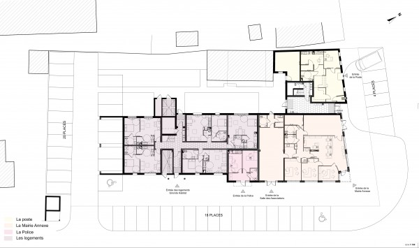 plan RDC / Jean Dubrous Architecture