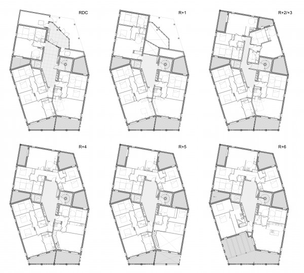 Plans des niveaux / lna