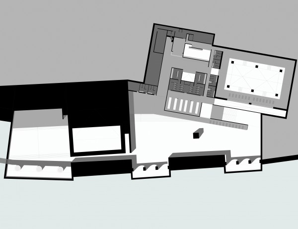 plan des thermes / 