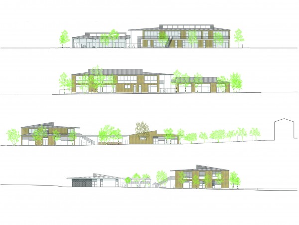 Pôle éducatif - façades / Hoerner Ordonneau architectures