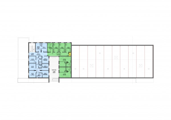 PLAN DE L'ETAGE / AGENCE BERNARD CHINOURS